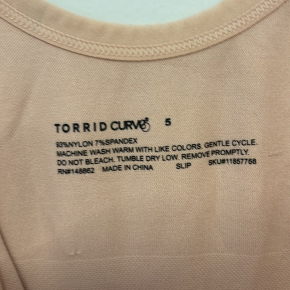 Torrid Curve Nude Smoothing Shirt Size 5XL - Picture 4 of 4